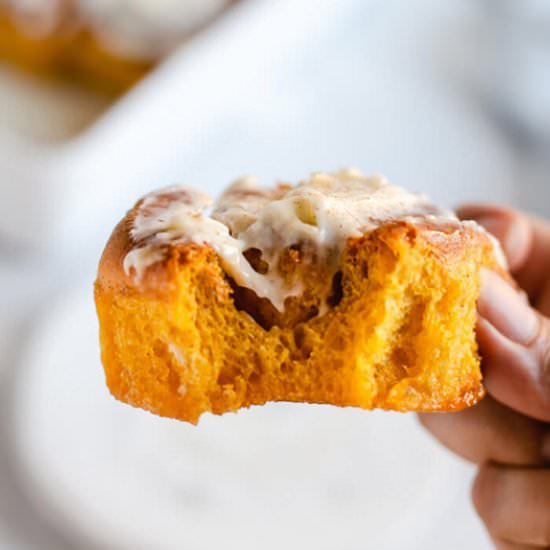 Pumpkin Cinnamon Rolls