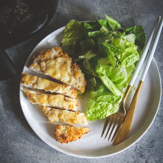 Crispy Cheesy Air Fryer Chicken