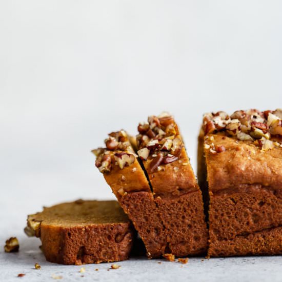 Healthy Maple Pumpkin Bread