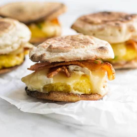Bacon Brie Breakfast Sandwich