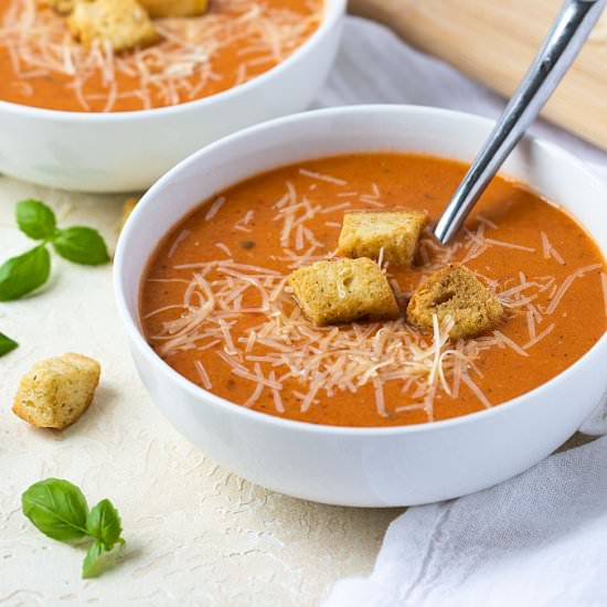 creamy tomato basil soup