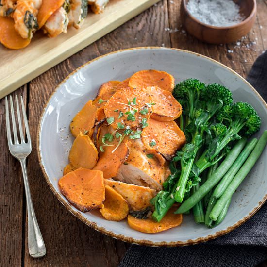 Chicken & Sweet Potato Bake