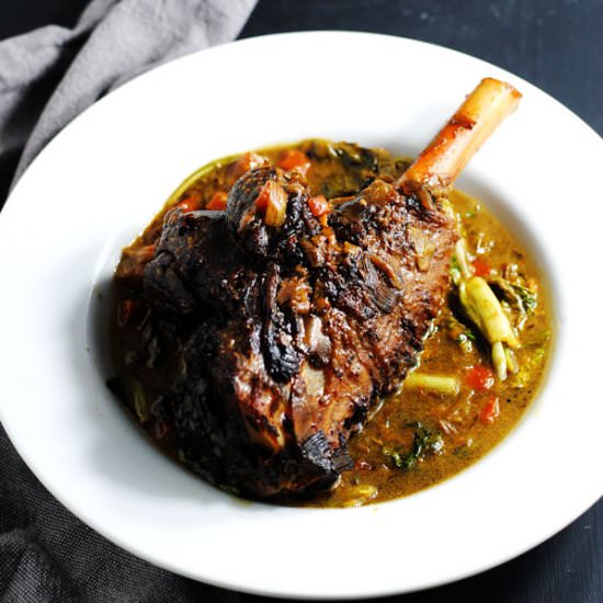 Greek lamb shanks