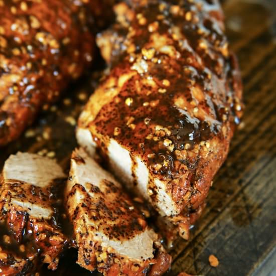 Instant Pot Garlic Pork Tenderloin