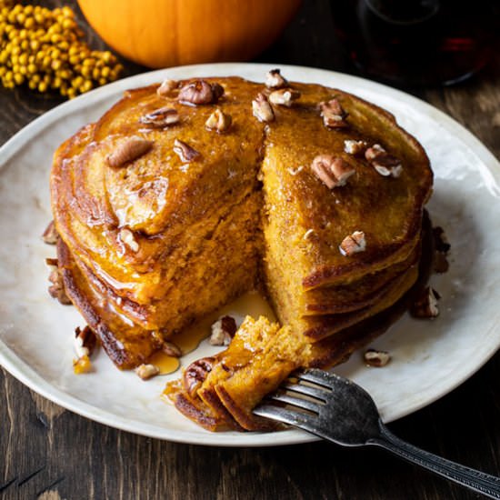 Pumpkin Spiced Pancakes (GF)