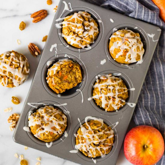 Apple Carrot Muffins