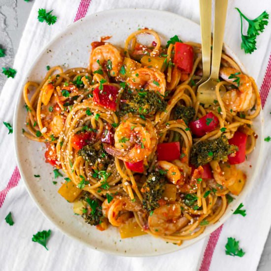 Spicy Shrimp Pasta