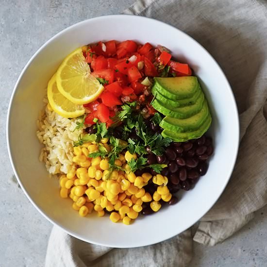 VEGAN BURRITO BOWL