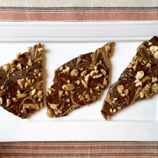 Chocolate Peanut Butter Bark