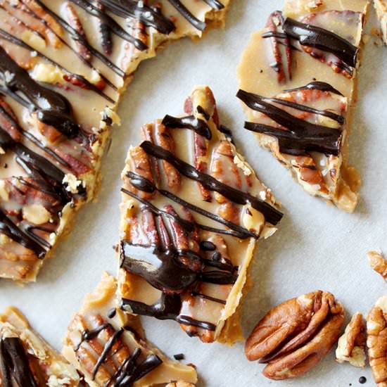 Caramel Pecan Clusters