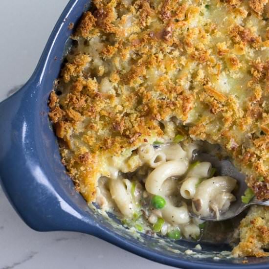 Low FODMAP Tuna Noodle Casserole