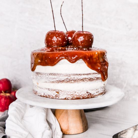 Cinnamon Caramel Apple Cake