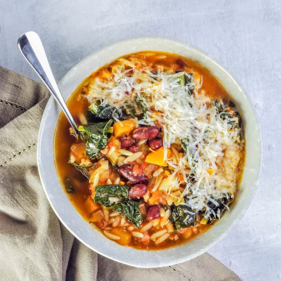 Pumpkin Minestrone Soup