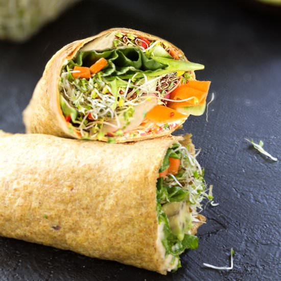Flax seed wraps