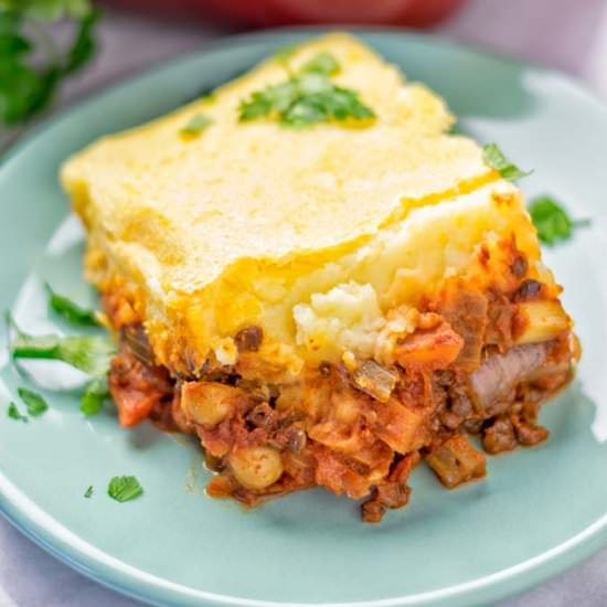 Chickpea Lentil Shepherd’s Pie