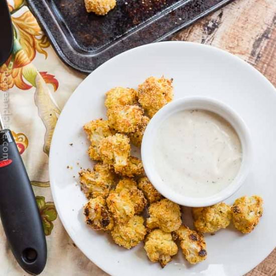 Roasted Cauliflower with Panko