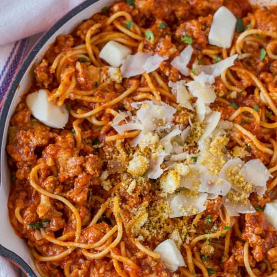 Chicken Parmesan Pasta