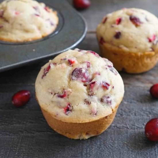 Gluten Free Cranberry Muffins