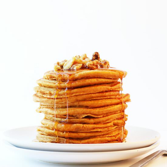 Vegan Pumpkin Pancakes