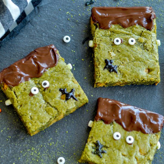 Matcha Butterscotch Franken-Blondie
