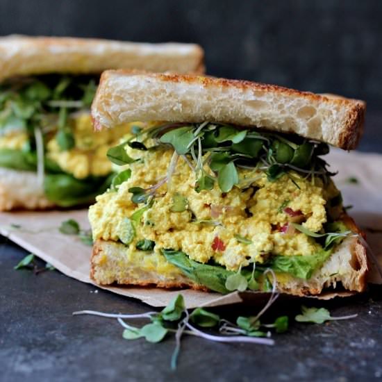 Vegan Egg Salad Sandwich