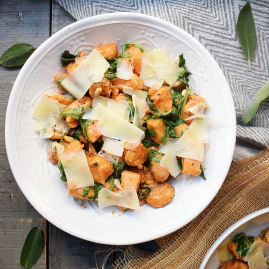 Sweet potato gnocchi