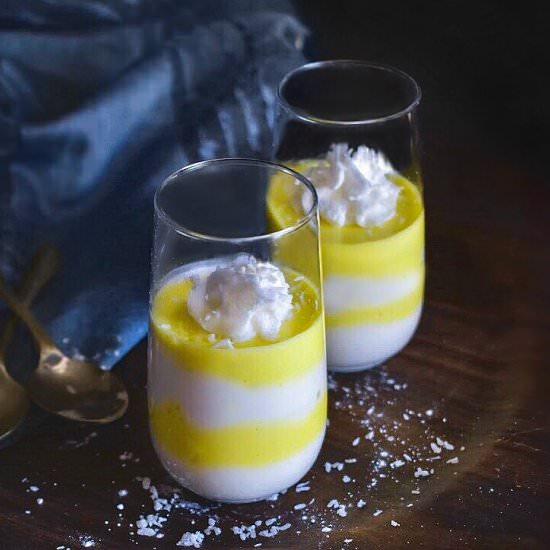 Coconut-Lemon Mousse Trifle