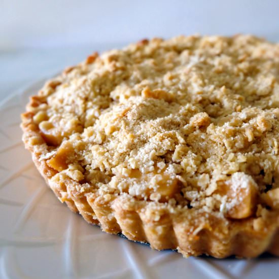 Brown Sugar Apple Crumble Tart