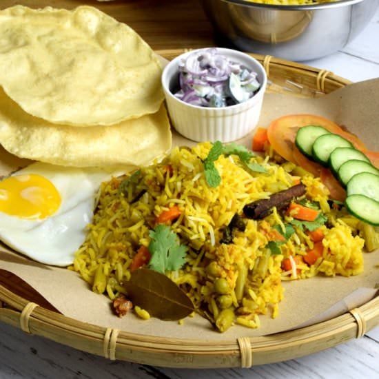 Vegetable biryani