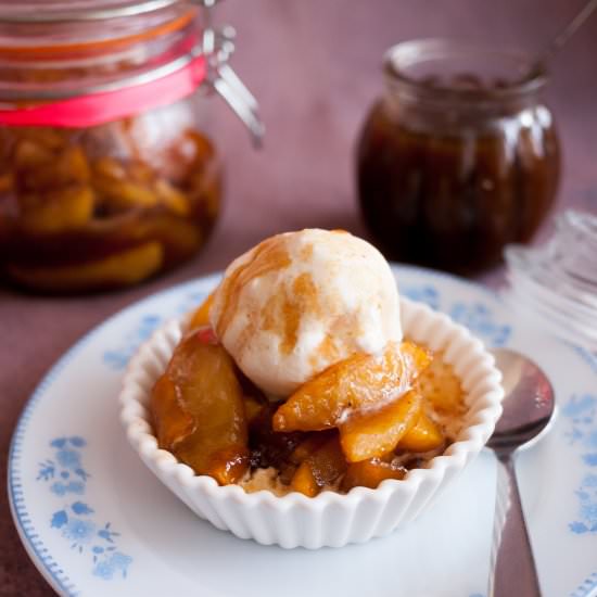Pumpkin Spice Caramel Apple Dessert