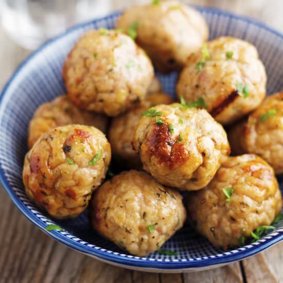 Mom’s Baked Turkey Meatballs