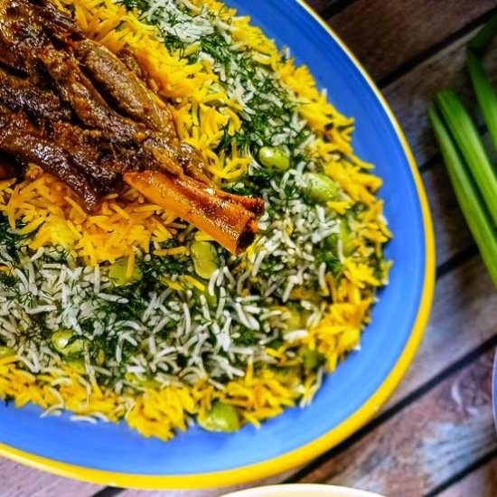Baghali Polo (Persian Dill Rice)