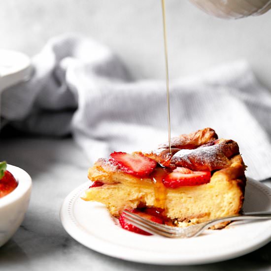 Baked French Toast with Lemon