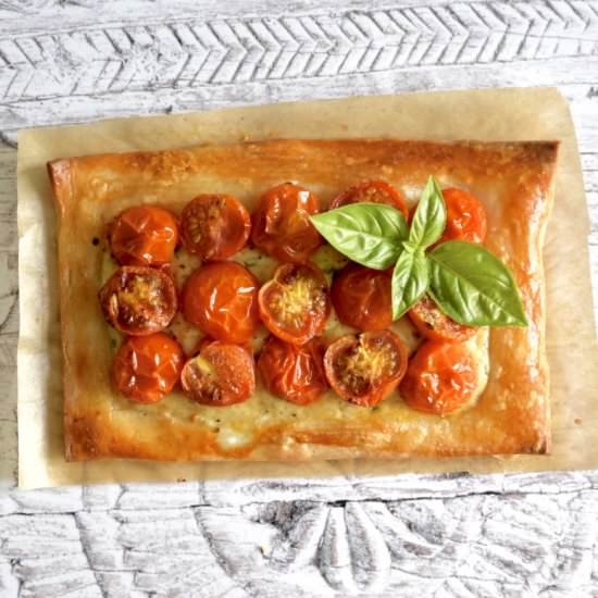 Roasted Tomato & Basil Tarts
