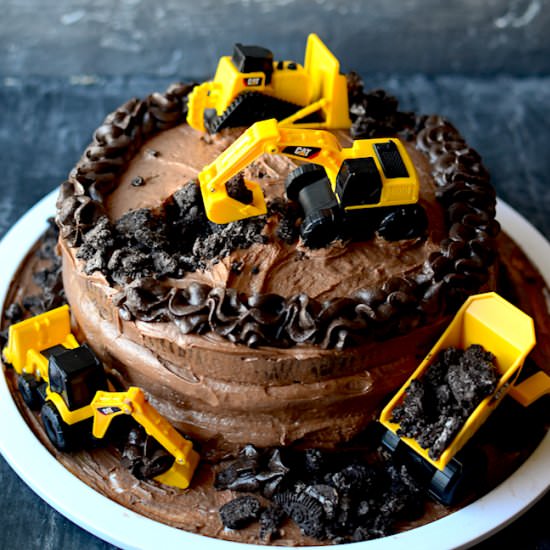 Construction Birthday Cake