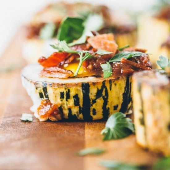 Roasted Delicata Squash with Eggs