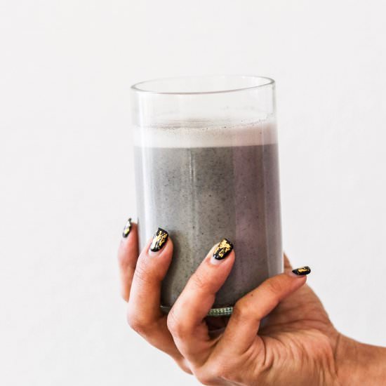 Whole30 & Vegan Black Sesame Latte