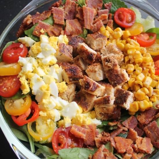 Cobb Salad with Honey-Mustard Ranch