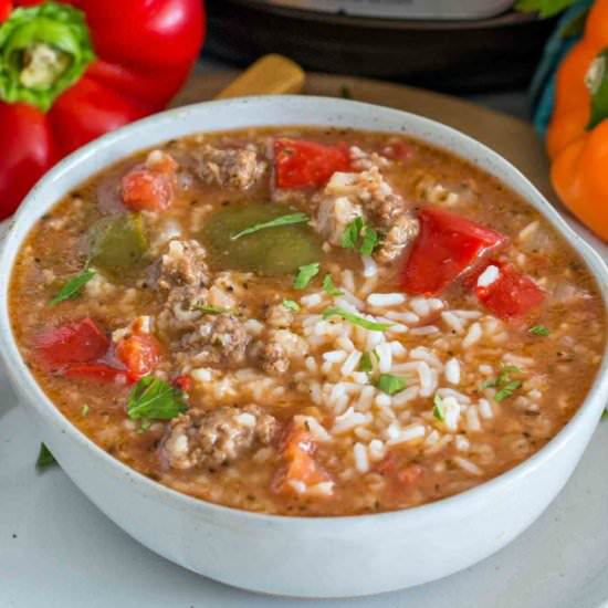 Stuffed Pepper Soup