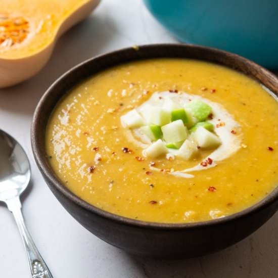 Squash, Celeriac and Apple Soup
