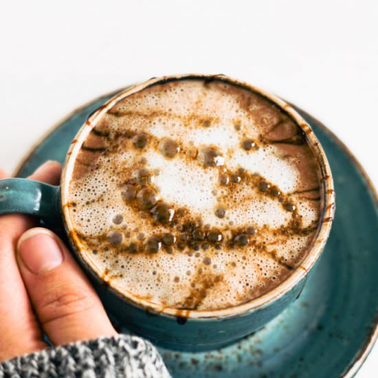 Low Sugar Gingerbread Hot Chocolate