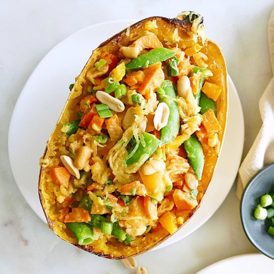 Spaghetti Squash Pad Thai