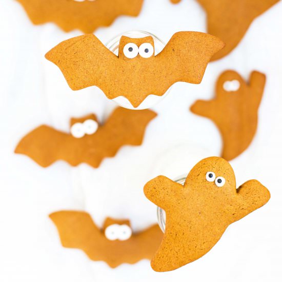 Halloween Gingerbread Cookies