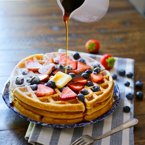 Fluffy Belgian Waffles