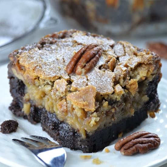 Pecan Ooey Gooey Butter Cake