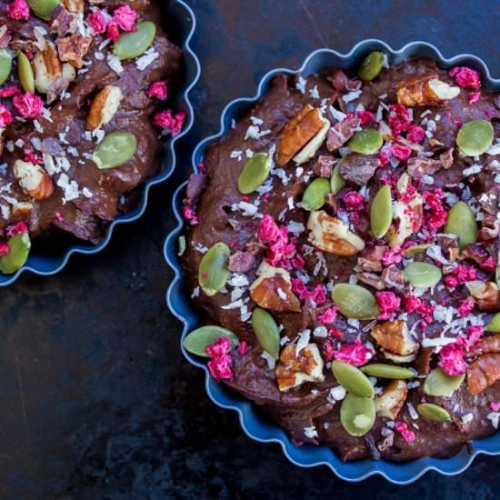 Chocolate Navy Bean Mousse