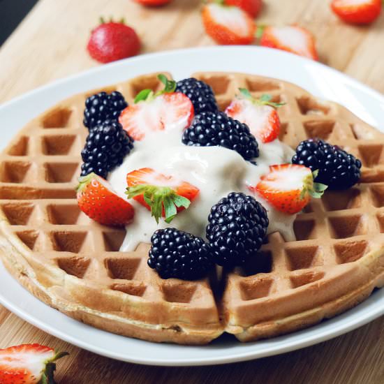 Healthy Gluten & Dairy Free Waffles
