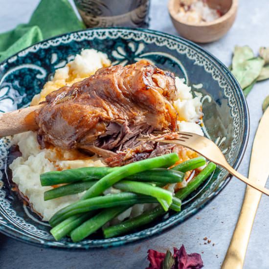 Pressure Cooker Lamb Shanks