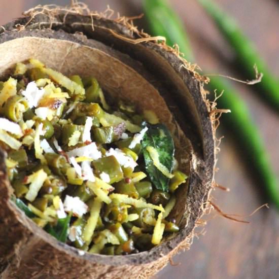 Goan Style French Beans Foogath