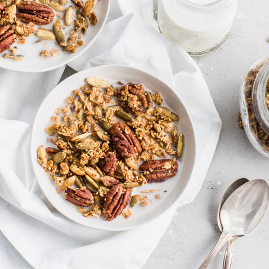 Maple Quinoa Harvest Granola